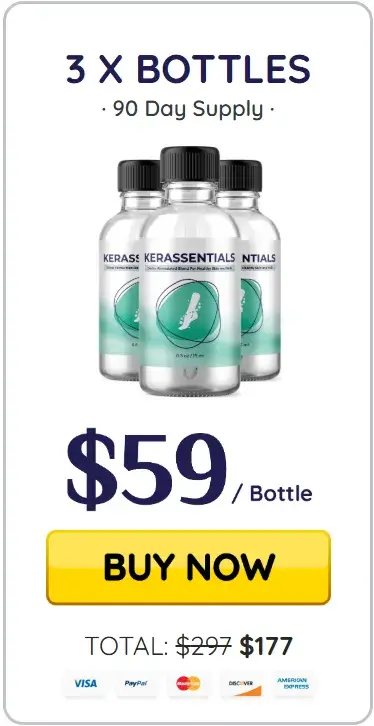 Kerassentials price 3 bottle